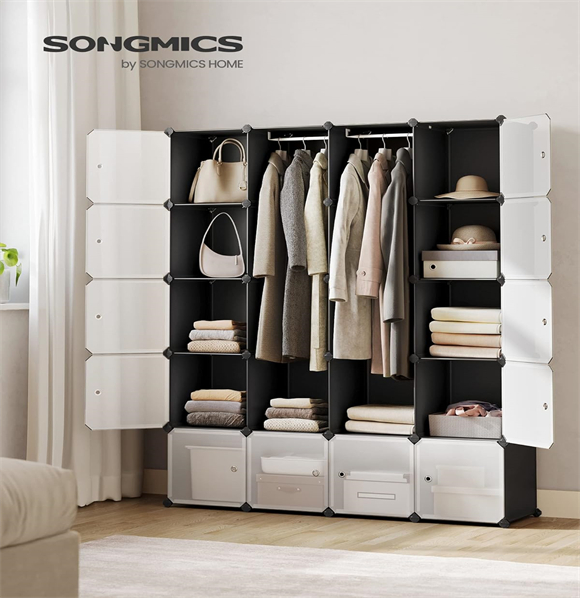 Shoe rack with cover